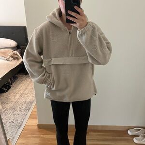 Katin Women's Cream Fleece Hoodie